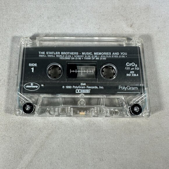 The Statler Brothers Music Memories And You Cassette Album Country 1990 PolyGram - Picture 3 of 4